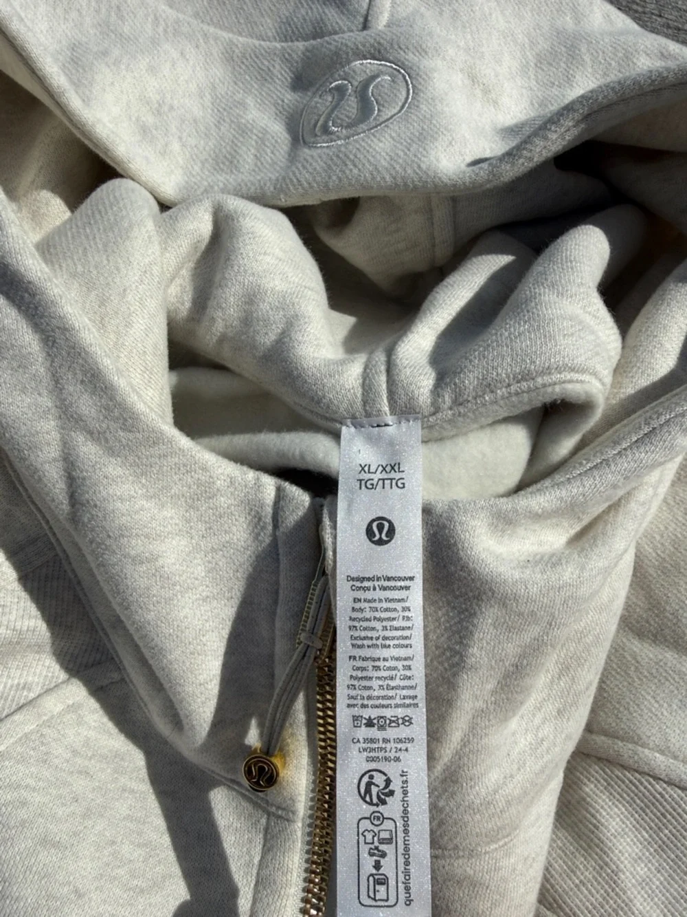 Lululemon Scuba Oversized Half-Zip‎ Hoodie XL/XXL NWT